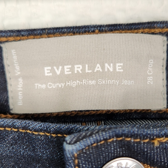 Everlane High Waisted Curvy Skinny In Crop - Picture 3 of 5
